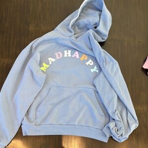 Madhappy Women’s Multicolor Logo Blue Hoodie